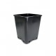 Pot carré Noir Pro 18L 30.5x30.5x30.5cm