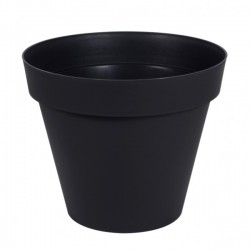 Pot rond Noir 11L 25x28cm