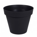 Pot rond Noir 11L 25x28cm